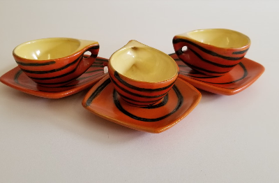 Vintage Tofej Espresso Cup Set